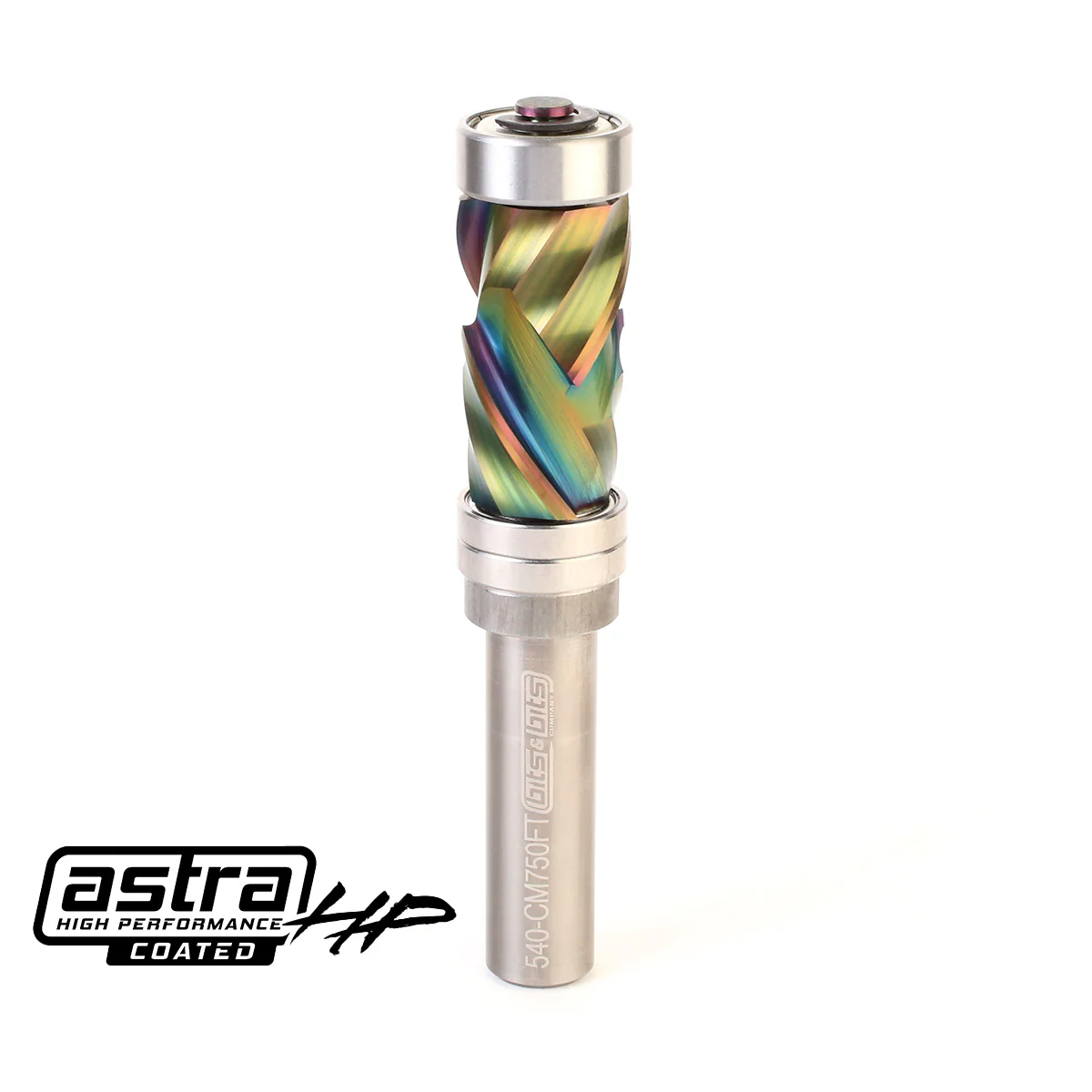3/4″ Compression Flush Trim Router Bit - 1/2″ Shank *AstraHP Coated* - Image 4