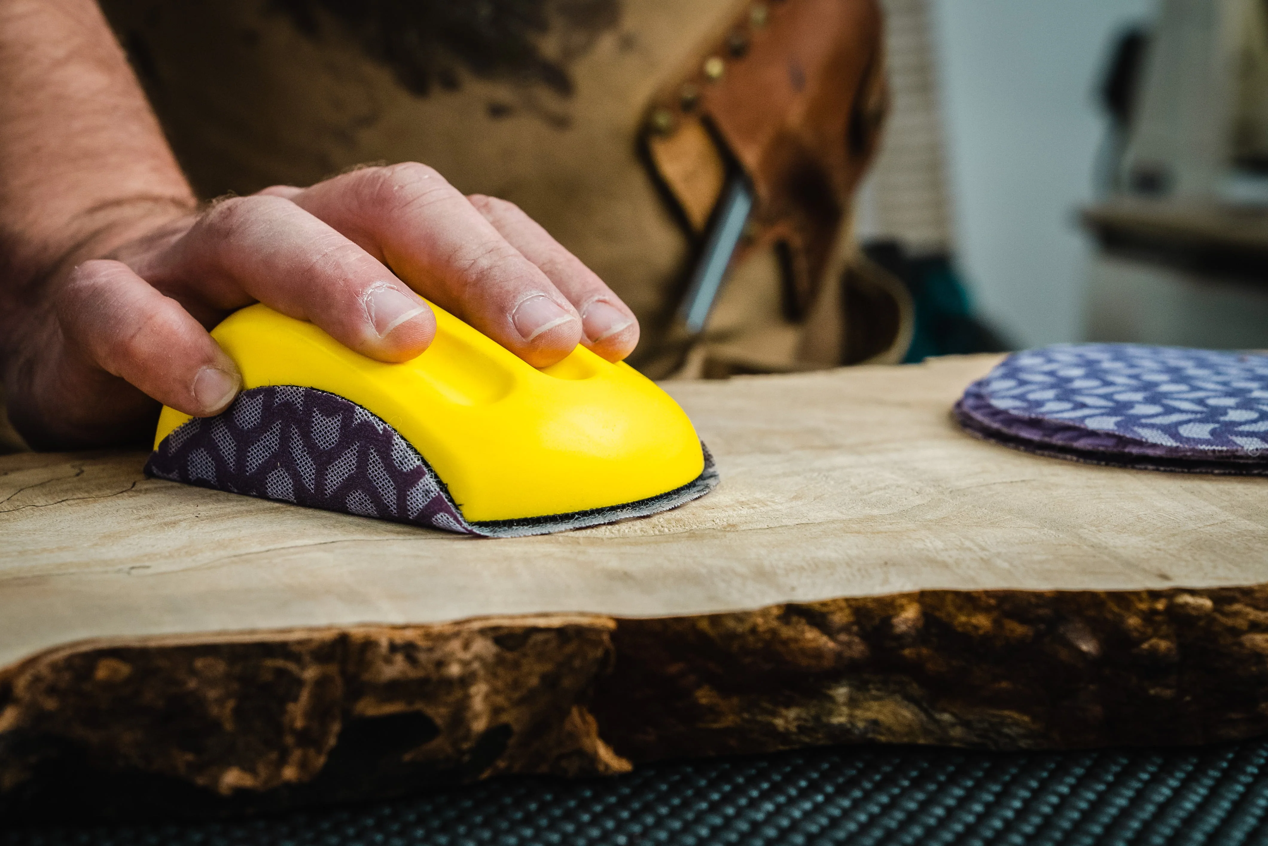 5" Hand Sanding Disc Pad with Velcro - Image 6