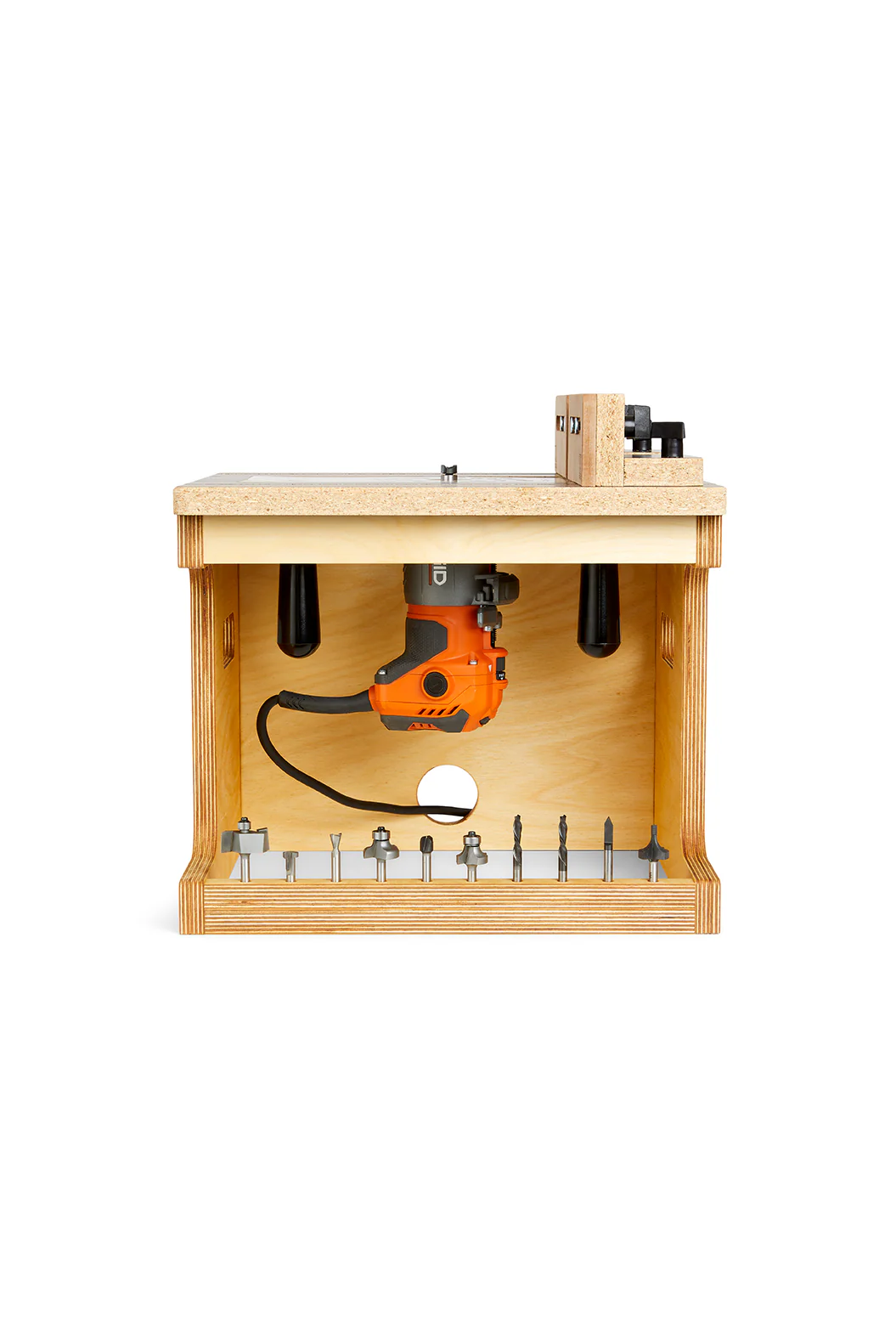 KM Tools Benchtop Router Table for 3x3 Custom Trim Router Jig - Image 10