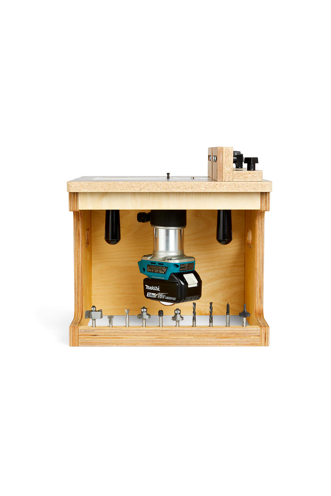 KM Tools Benchtop Router Table for 3x3 Custom Trim Router Jig - Image 11