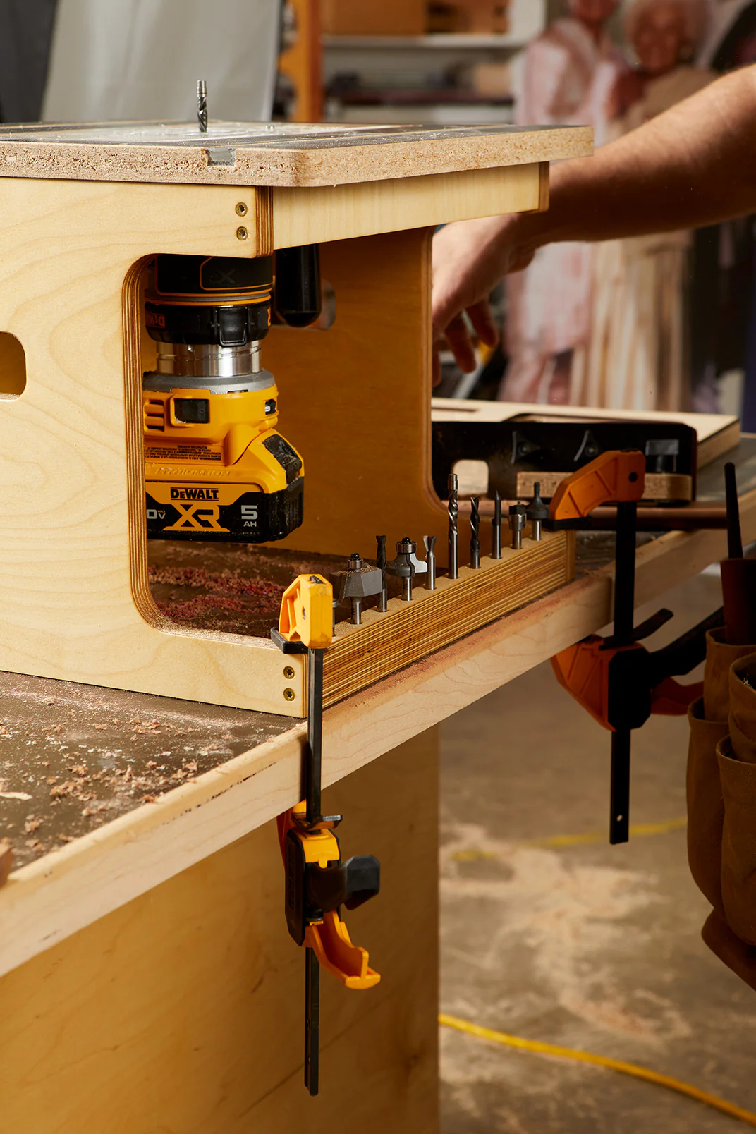 KM Tools Benchtop Router Table for 3x3 Custom Trim Router Jig - Image 29