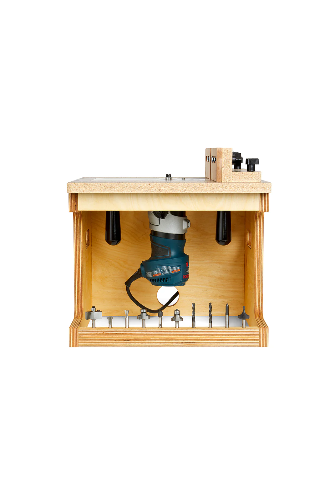 KM Tools Benchtop Router Table for 3x3 Custom Trim Router Jig - Image 7