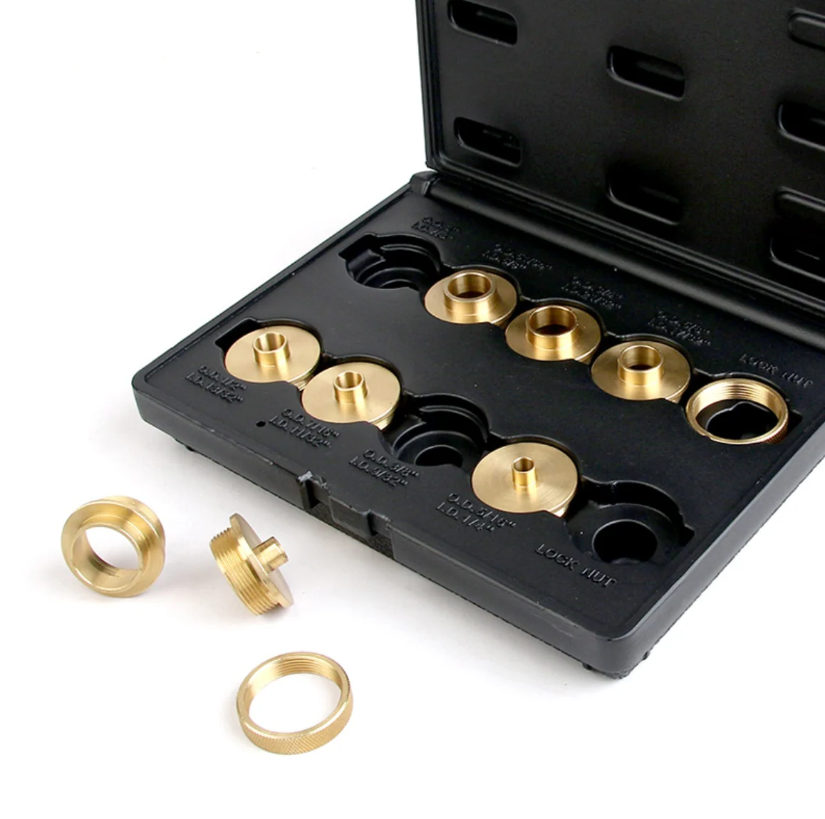 Brass Router Guide Bushings for Template Work - Image 2