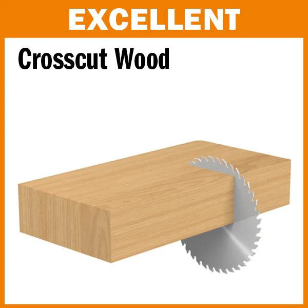 CMT Orange Chrome Ultra Finish Cross Cutting Blade 10" x T80 ATB (1/8" Full Kerf) - Image 3