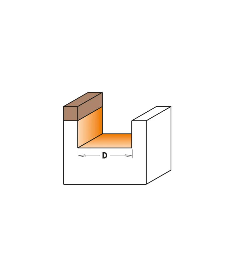 CMT Orange Tools Dado & Planer Bit with Bearing - Image 2