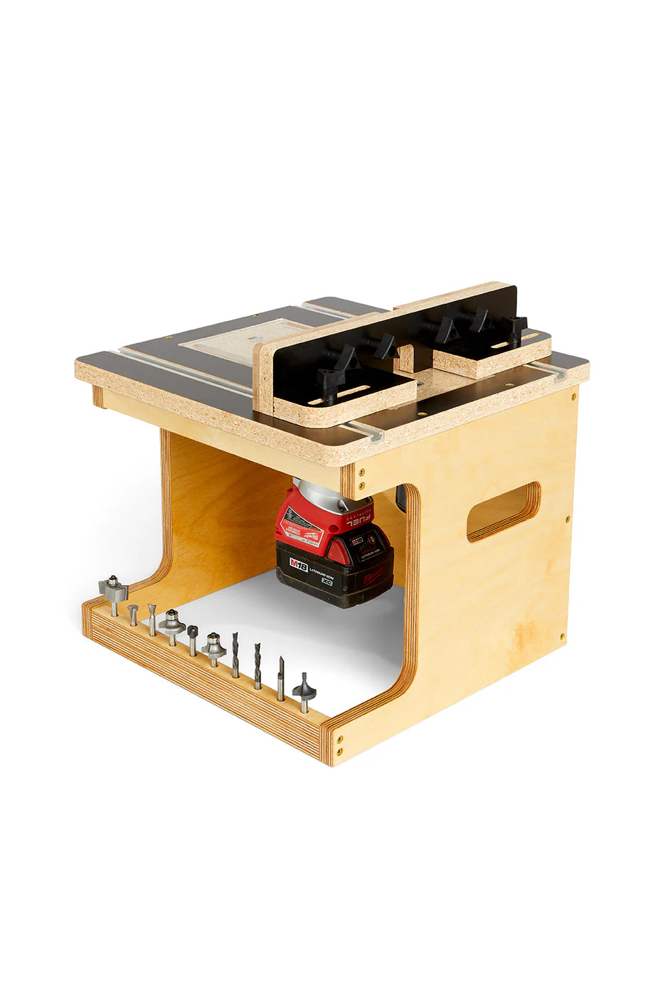 3X3 Custom 6-in-1 Universal Trim Router Jig + KM Tools Benchtop Router Table Bundle - Image 13