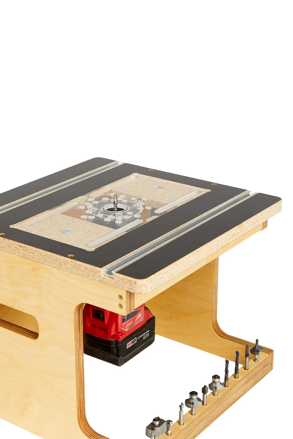 3X3 Custom 6-in-1 Universal Trim Router Jig + KM Tools Benchtop Router Table Bundle - Image 14
