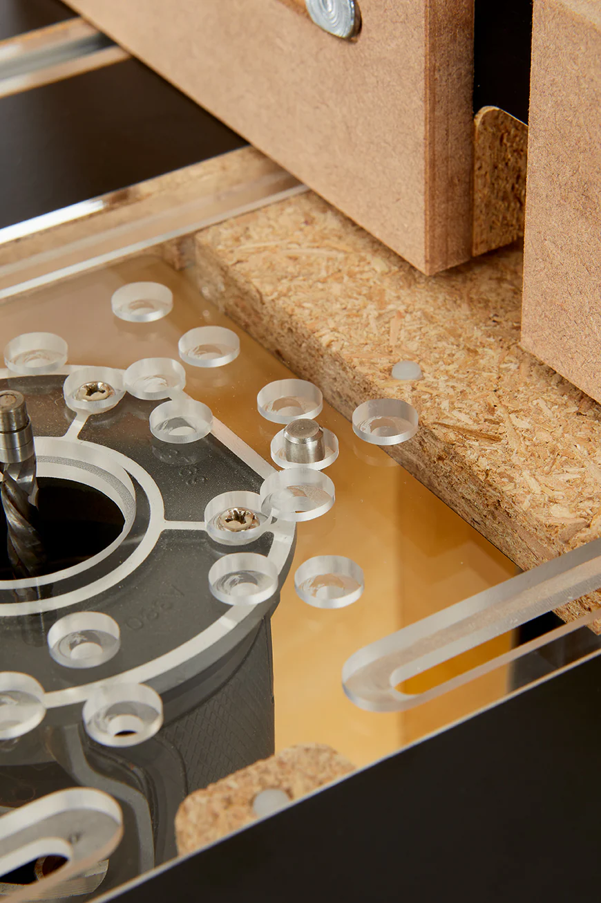 3X3 Custom 6-in-1 Universal Trim Router Jig + KM Tools Benchtop Router Table Bundle - Image 17