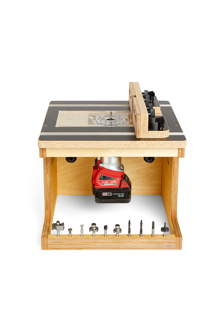 3X3 Custom 6-in-1 Universal Trim Router Jig + KM Tools Benchtop Router Table Bundle - Image 19