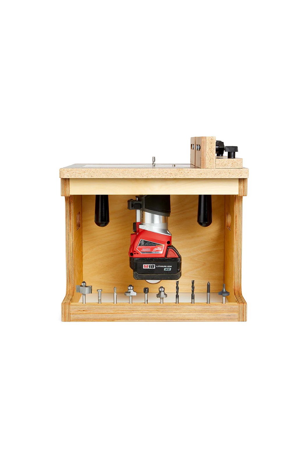 3X3 Custom 6-in-1 Universal Trim Router Jig + KM Tools Benchtop Router Table Bundle - Image 20