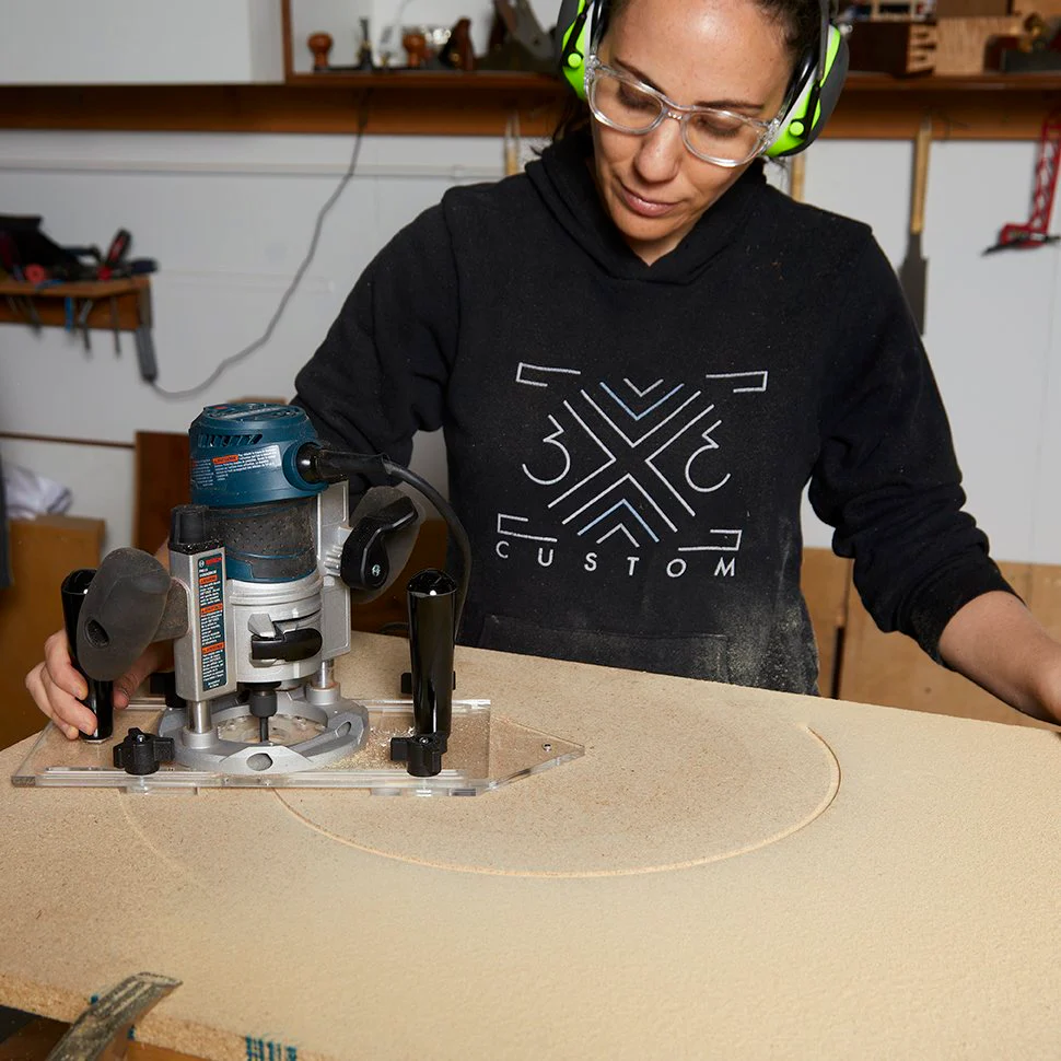 3X3 Custom 6-in-1 Universal Trim Router Jig + KM Tools Benchtop Router Table Bundle - Image 30