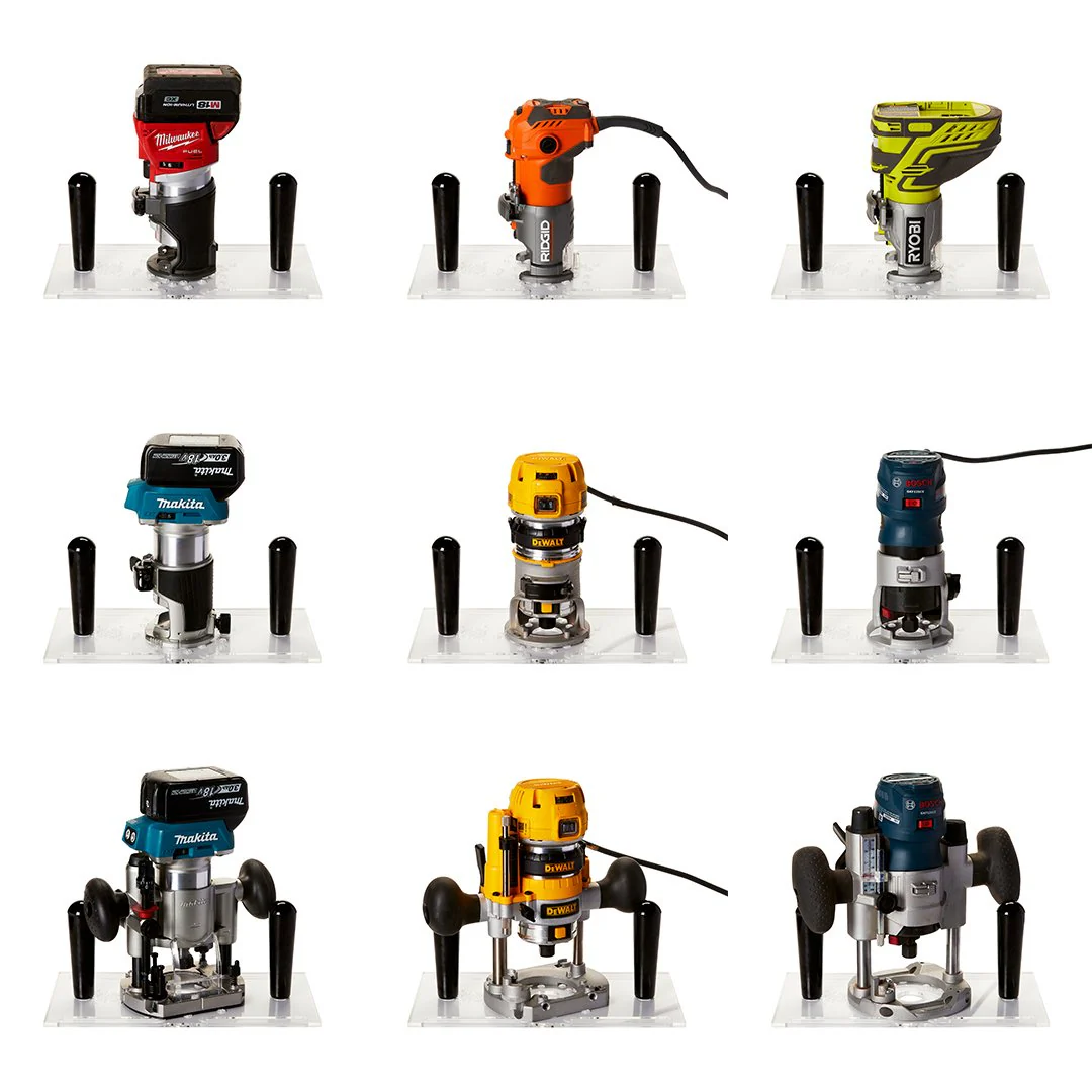 3X3 Custom 6-in-1 Universal Trim Router Jig + KM Tools Benchtop Router Table Bundle - Image 7