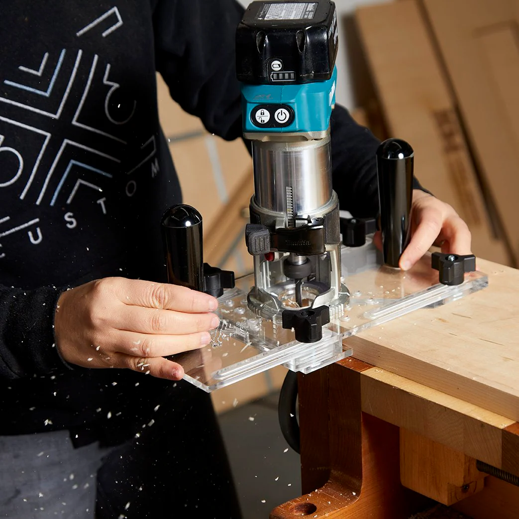 3X3 Custom 6-in-1 Universal Trim Router Jig + KM Tools Benchtop Router Table Bundle - Image 8
