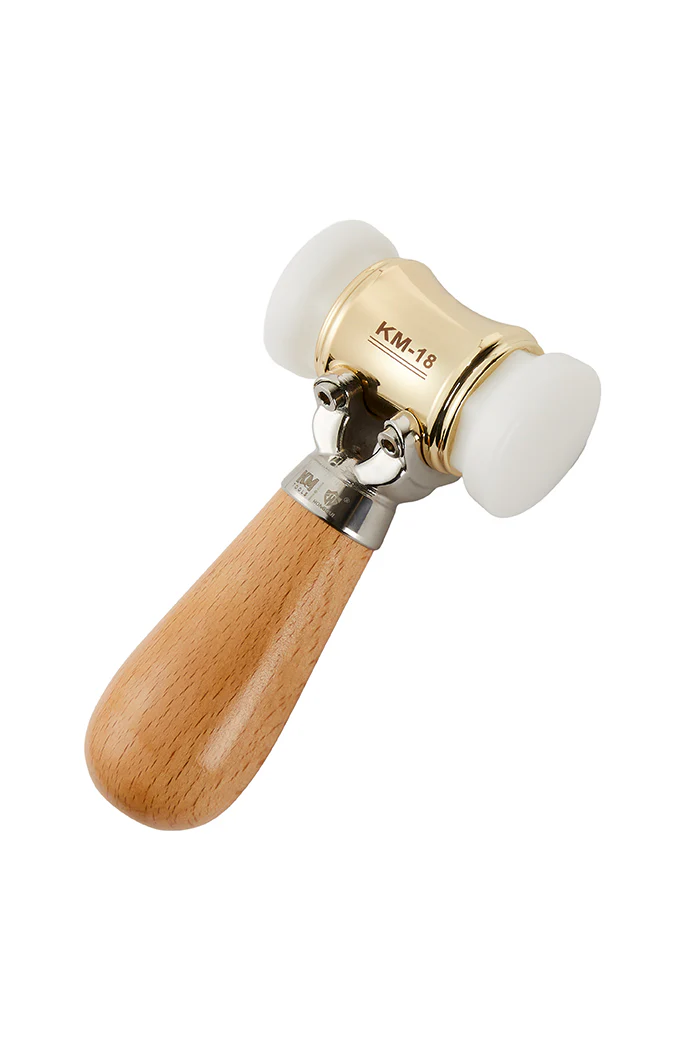 KM-18 Woodworking Brass Chisel Mallet With Interchangeable Heads - Image 3