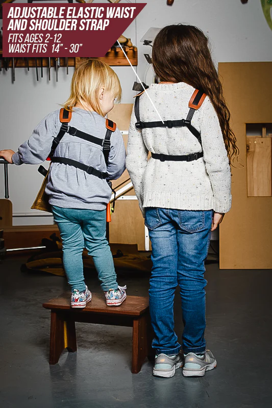 The Katz-Moses 20oz Waxed Canvas Tool Apron (CHILD/KID SIZE up to age 9) - Image 7