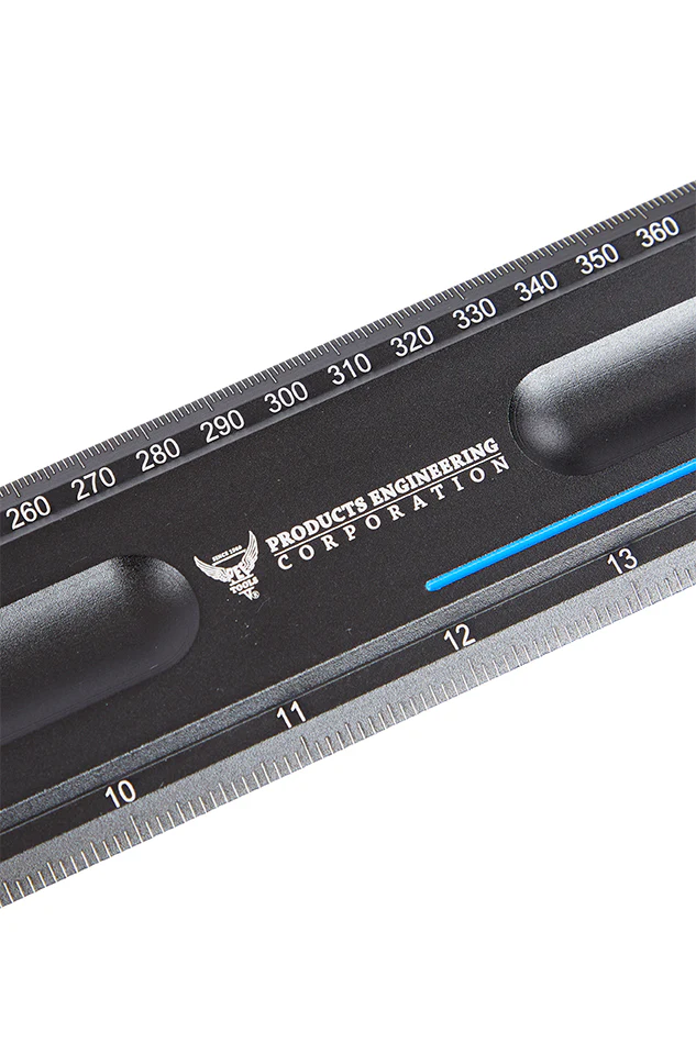 PEC 24”/600mm Ruler with Hook Stop - Image 3