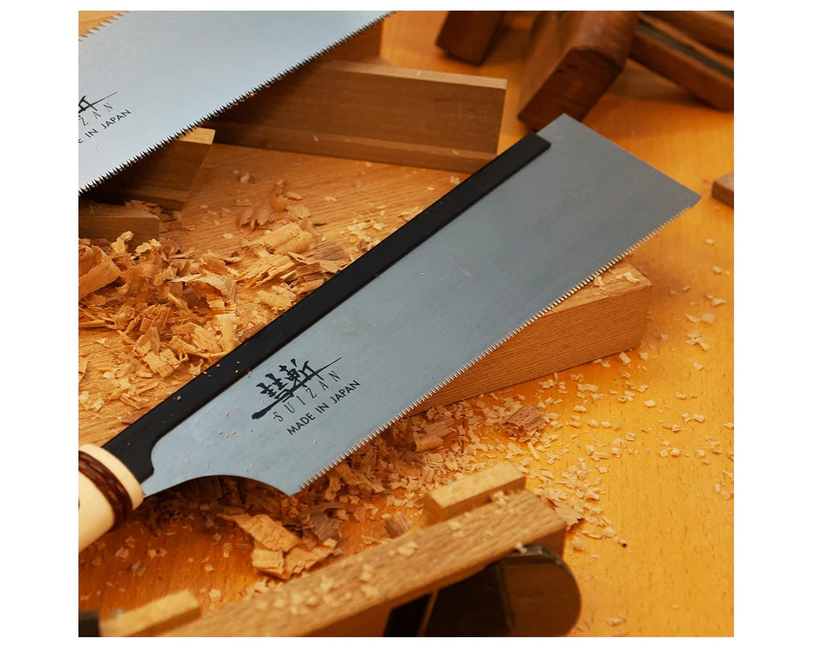 SUIZAN Japanese DOZUKI Dovetail Saw with Wooden Handle, 9.5 Inch - Image 4