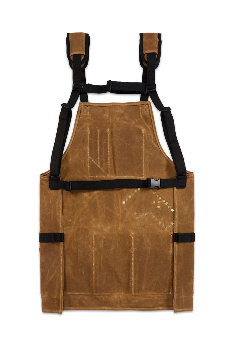 The Katz-Moses 20 oz Waxed Canvas Woodworking Tool Apron (LRG-XXXL) - Image 5